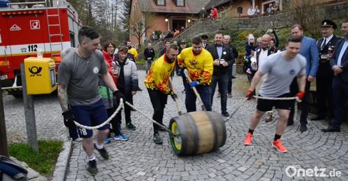 Grenzüberschreitendes Bierfassrollen nach Chodova Plana am 24.05.2022