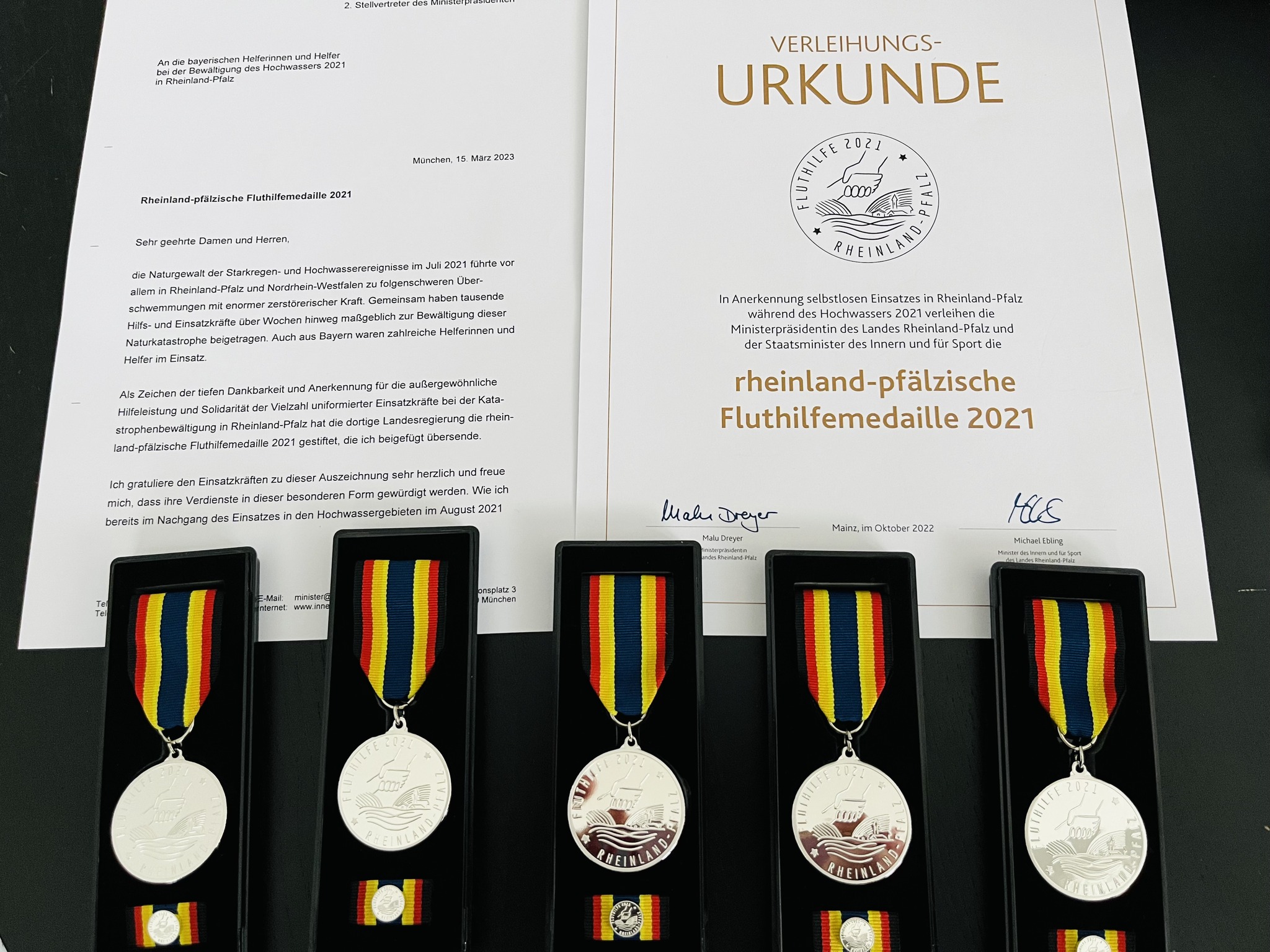 10.05.2023 – Ehrung Fluthelfer