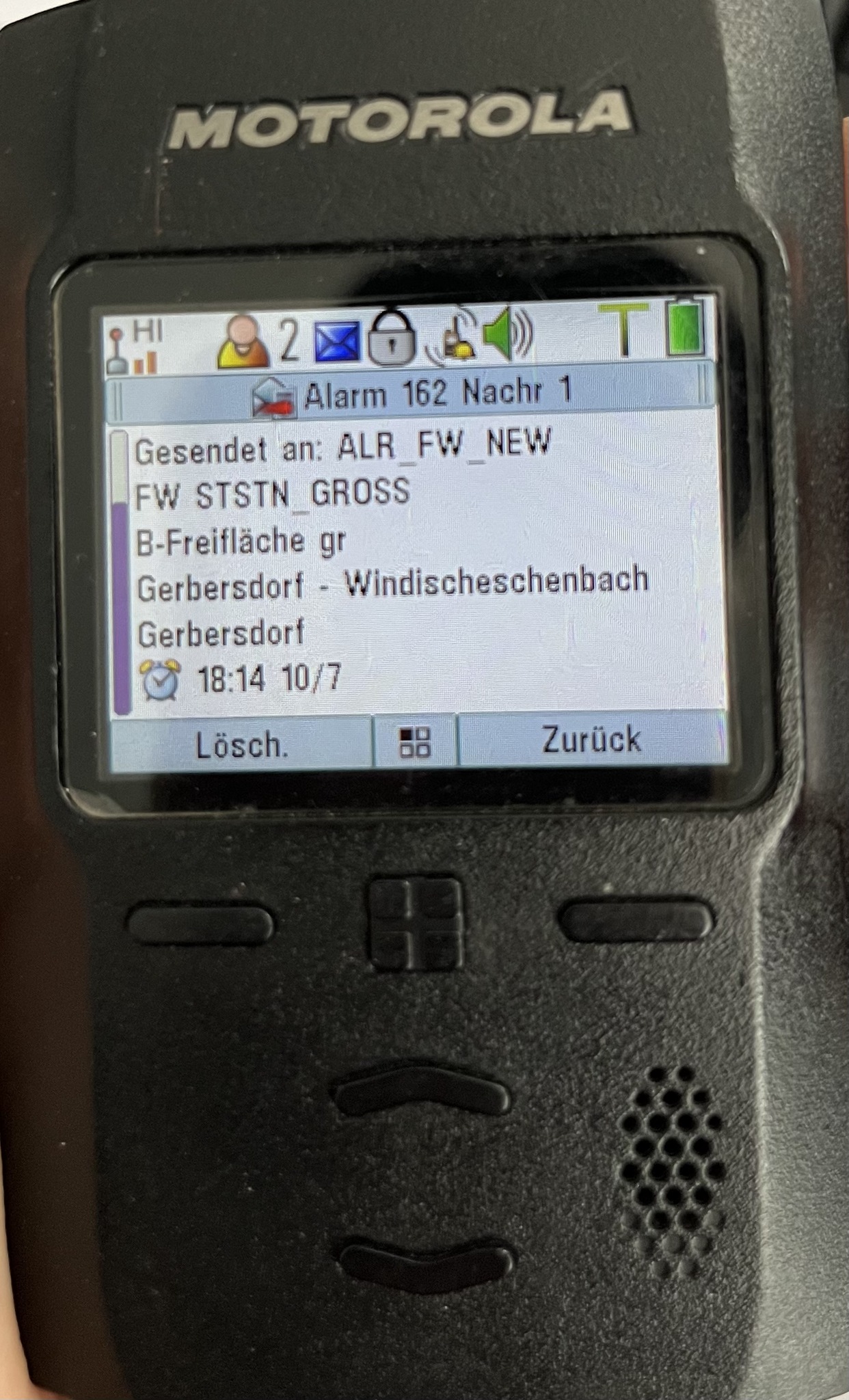 10.07.2023 – 18.14 Uhr – Nachforderung Brand Freifläche groß >100qm – Gerbersdorf