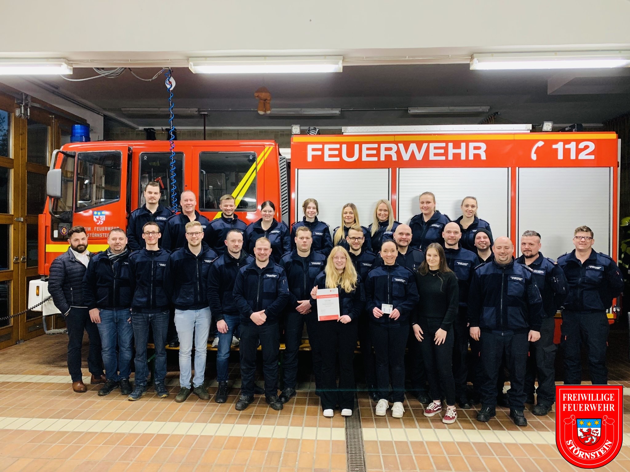 27.01.2024 – Neue Sanitäter für die Feuerwehr